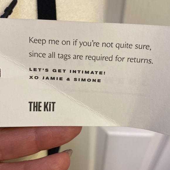 NWT KIT Convertible Cross-Cross Strapless Push-Up Bra Black Onyx - Picture 6 of 9